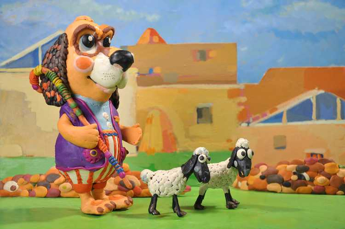 Герои армянских сказок, сделанные из пластилина