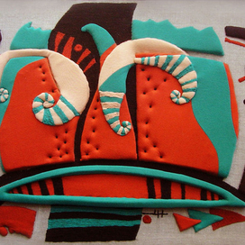 "Родина" ( вишивка, об"ємна аплікація), 