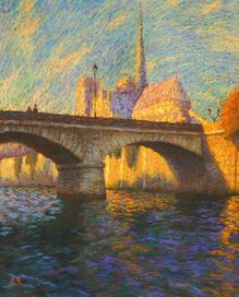 Остров Ситэ. Вечер