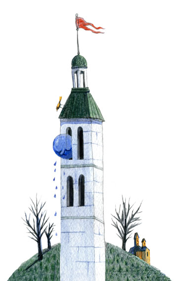 Иллюстрация к сказке Андрея Семина "Нежна Княжна"