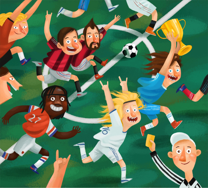 ловкие футболисты