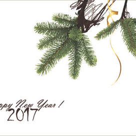 новогодняя открытка