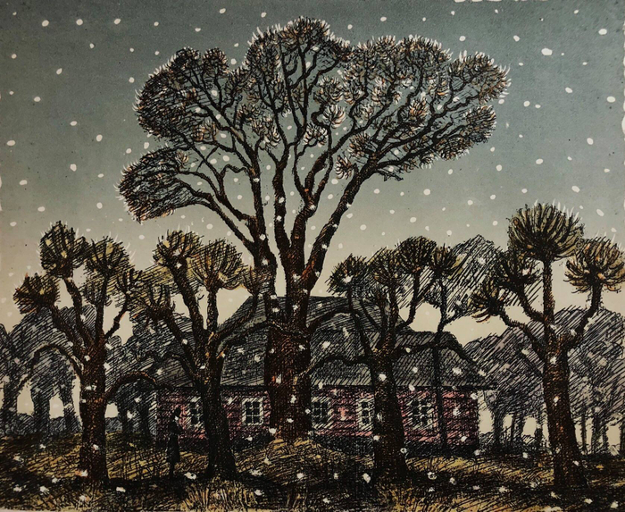 Winter in Mikhaolovskoye