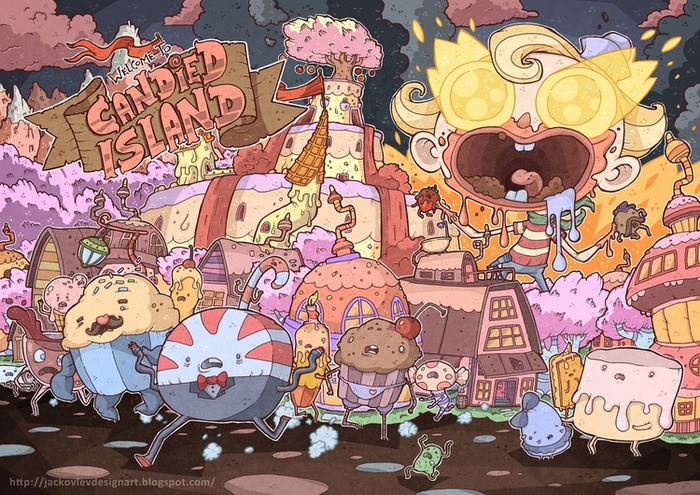 Flapjack Time: Wellcome to Candied Island!!! 