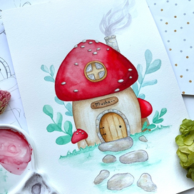 Дом мухомор