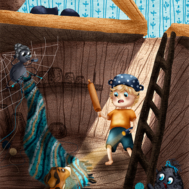 Иллюстрация для сборника сказок "Сказки из маминого сундучка"