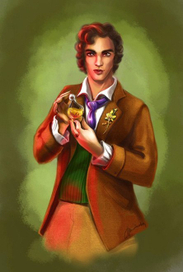 Эскиз персонажа. Парфюмер.