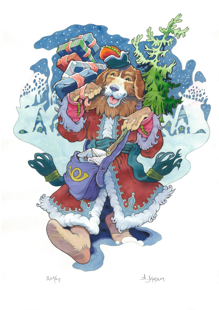 "Новогодняя открытка 2017". Изд.Русский дизайн.