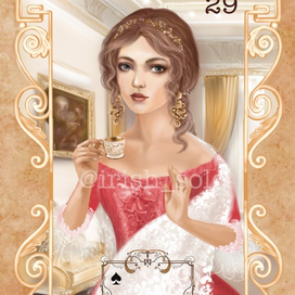 Гадальные карты Ленорман. Женщина.