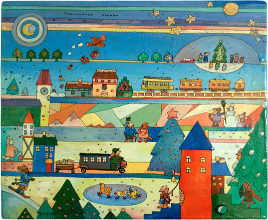 Новогодние собаки