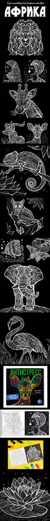 Раскраска "Африка"