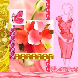 Эскиз из коллекции женской одежды