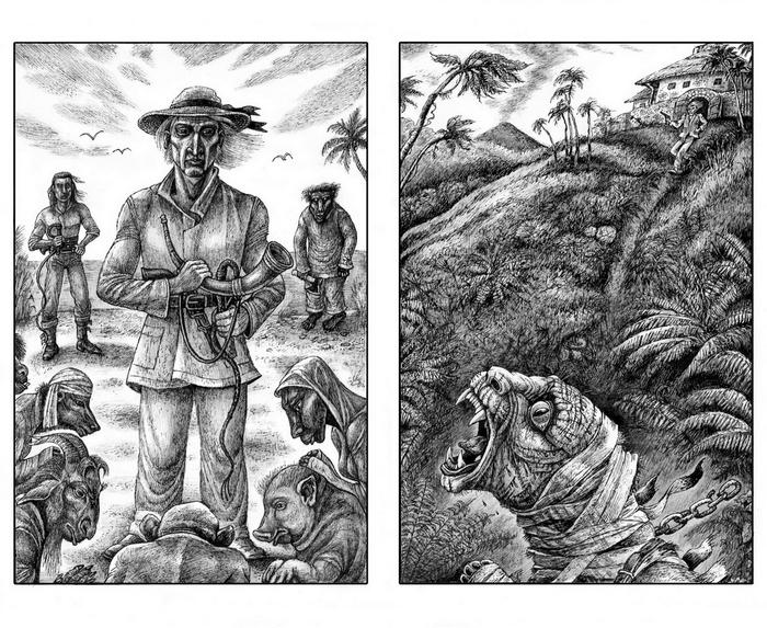 Остров доктора Моро. илл. 3, 4.