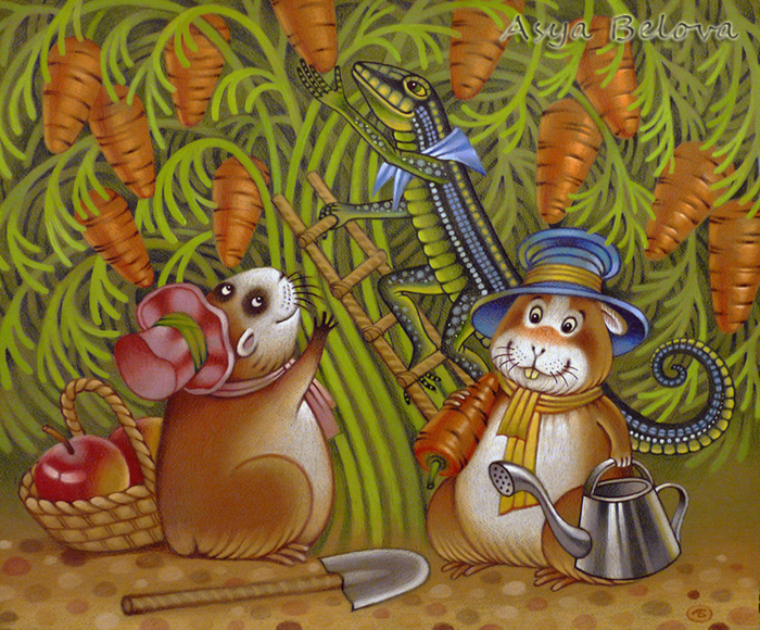 Сбор морковки