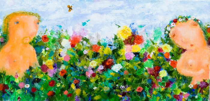 Две половинки в море цветов за восемь секунд до встречи