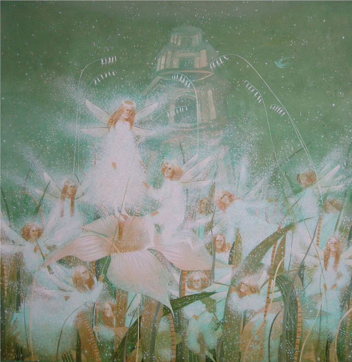 Серия  иллюстраций  к  "Дюймовочке" Г.Х. Андерсена