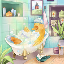 релакс, после тяжелого трудового дня