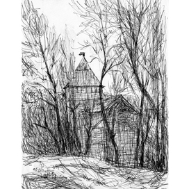 Городской скетч, Смоленск.