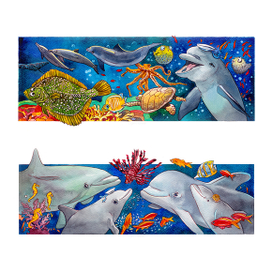 Ольга Соколова Дельфин спешит на Иордан