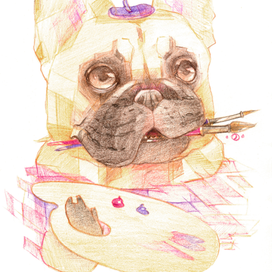 Бульдог-рисовальщик