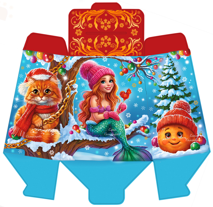 Иллюстрация для Новогодней упаковки 