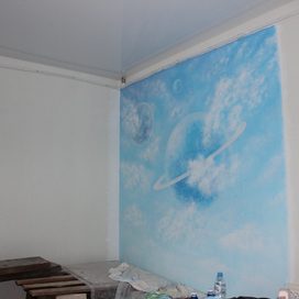 Роспись стены по заказу