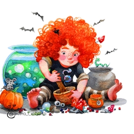 Рыжая проказничает