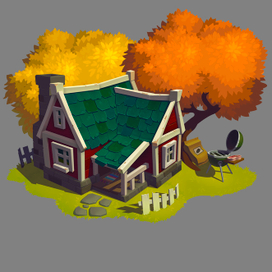 Казуальный домик