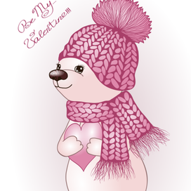 Медвежонок с сердечком