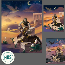 Парень в пустыне 