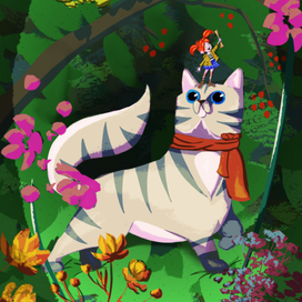 Рыцарь и его храбрый оруженосец