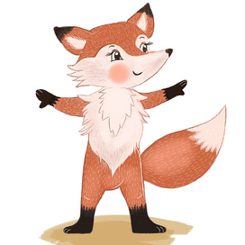 Лисичка физкультурит (2)