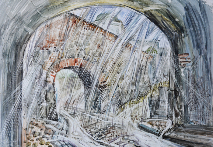 Выборг. Гроза в замке