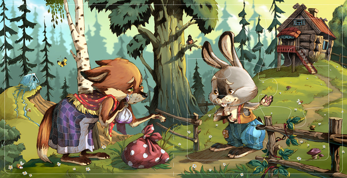 Лубяная избушка 1