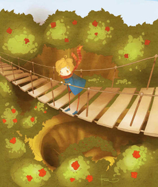 Маленький принц розовый сад