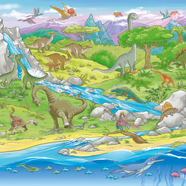 Динозавры  3