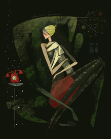 Дама и полночный олень