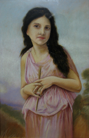 Девушка с палочкой )