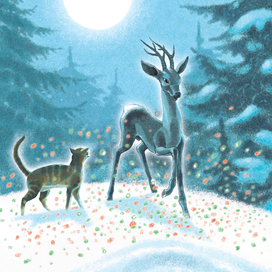 Серебряное копытце, иллюстрация