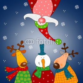 Новогодняя открытка