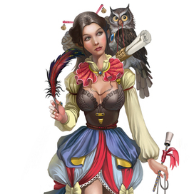 Девушка с совой