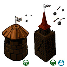 башенки для мобильной игры