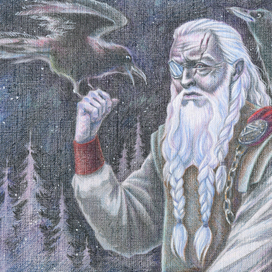 Один и вороны