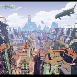 Вечерний город