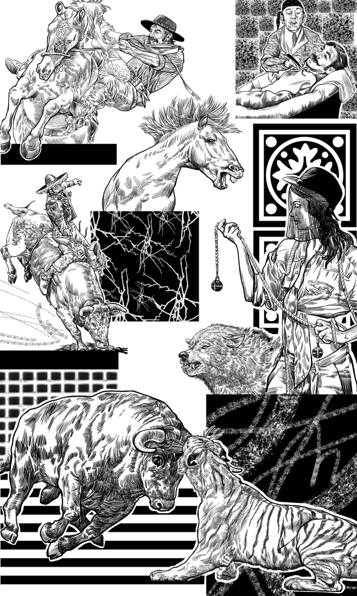 Полосная иллюстрация