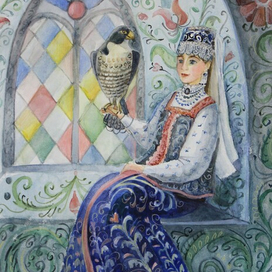 Сказка о финифтяном перышке