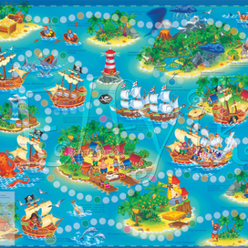 Игра-бродилка "В поисках сокровищ. Пираты"