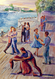 Уличные танцы: Парк Горького, Москва