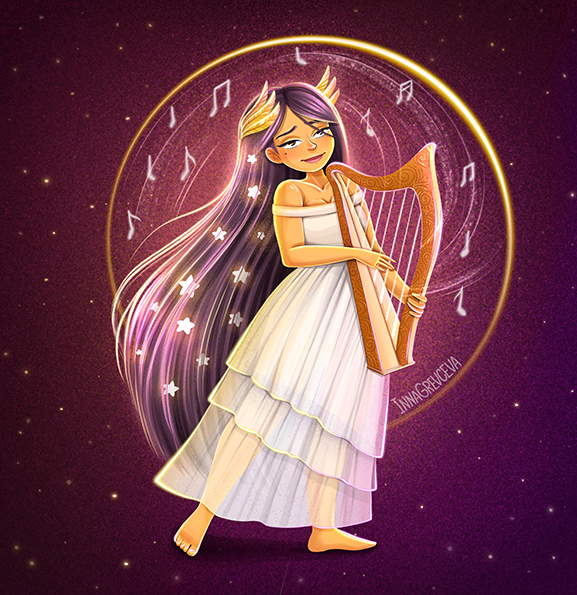 Умиротворенная девушка