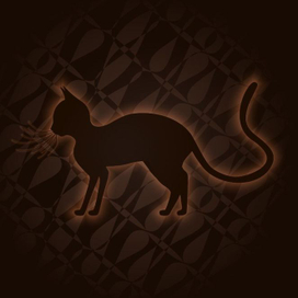 Силуэт кошки
